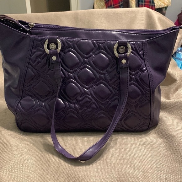 Ellen Tracy Shoulder Purse - Picture 1 of 8